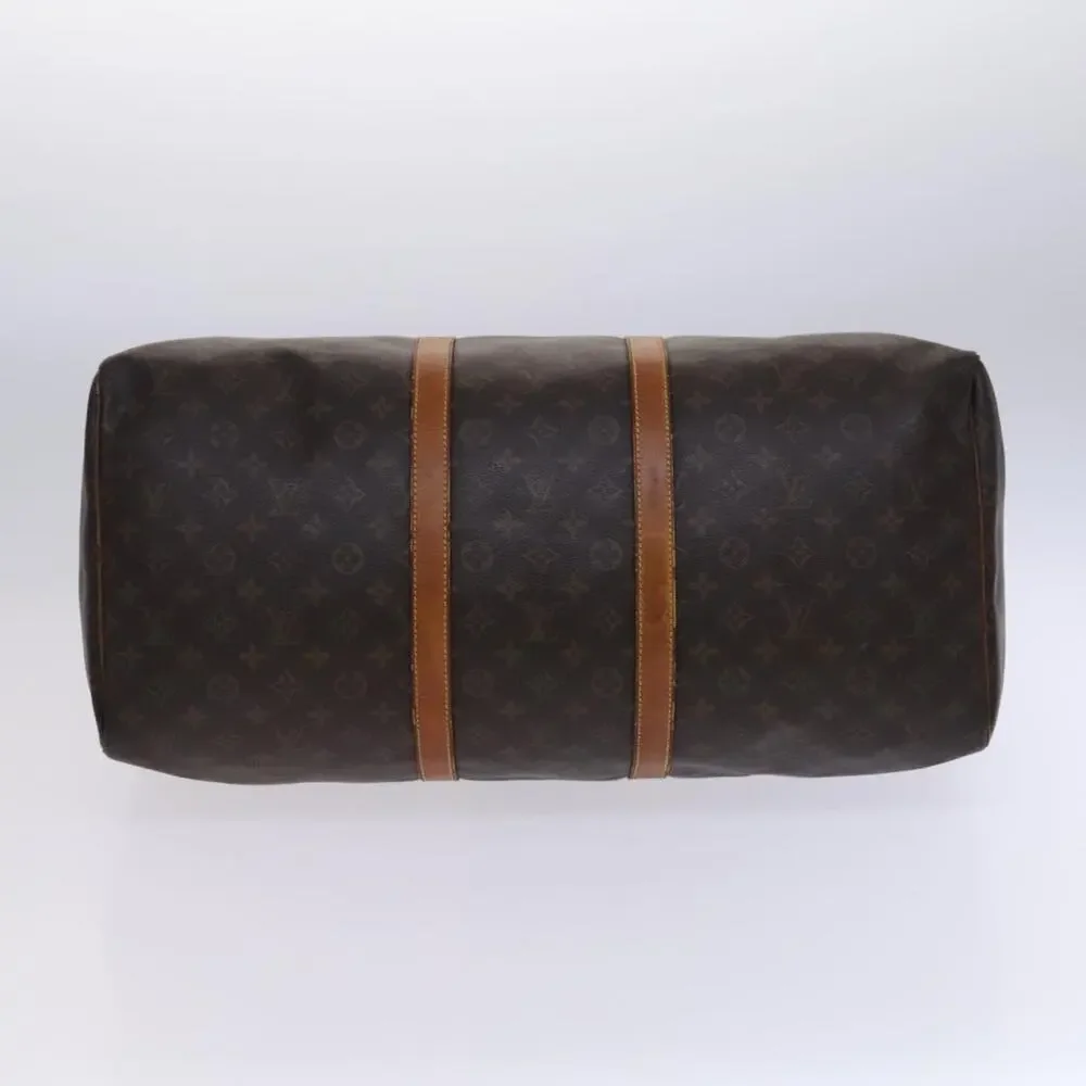 LOUIS VUITTON Monogram Keepall 55 Boston Bag M41424